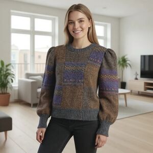 Vintage Courtney Rhodes Women's Size Medium 100% Wool Sweater